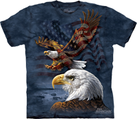 Eagle Flag Collage available now at Novelty EveryWear!
