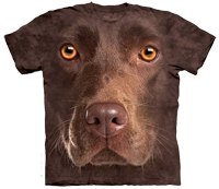 Chocolate Lab Face available now at Novelty EveryWear!