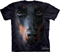 Doberman Face available now at Novelty EveryWear!
