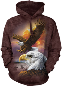 Eagle And Clouds available now at Novelty EveryWear!