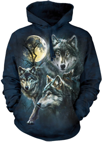 Moon Wolves Collage available now at Novelty EveryWear!