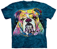 Colorful Bulldog available now at Novelty EveryWear!