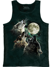 Three Wolf Moon Tank available now at Novelty EveryWear!