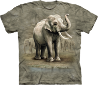 Asian Elephant T-Shirt available now at Novelty EveryWear!